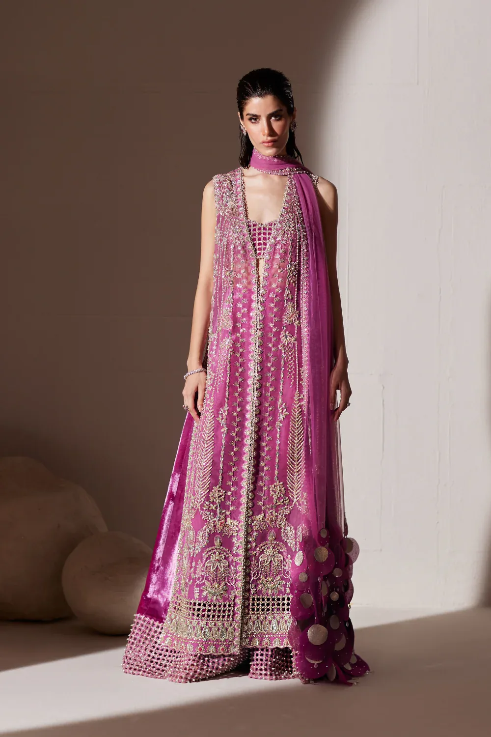 Soraya Verdant Soraya-inspired Pakistani formal, full front view